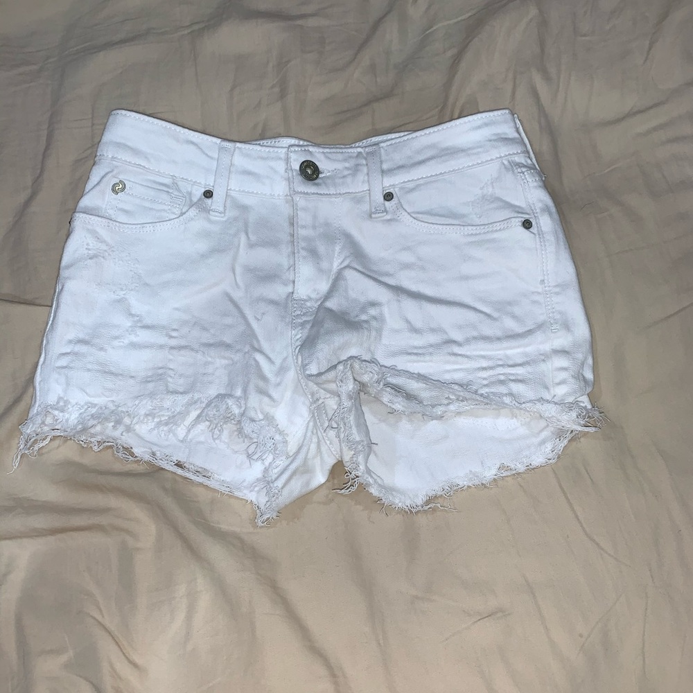 levi’s white jean  shorts